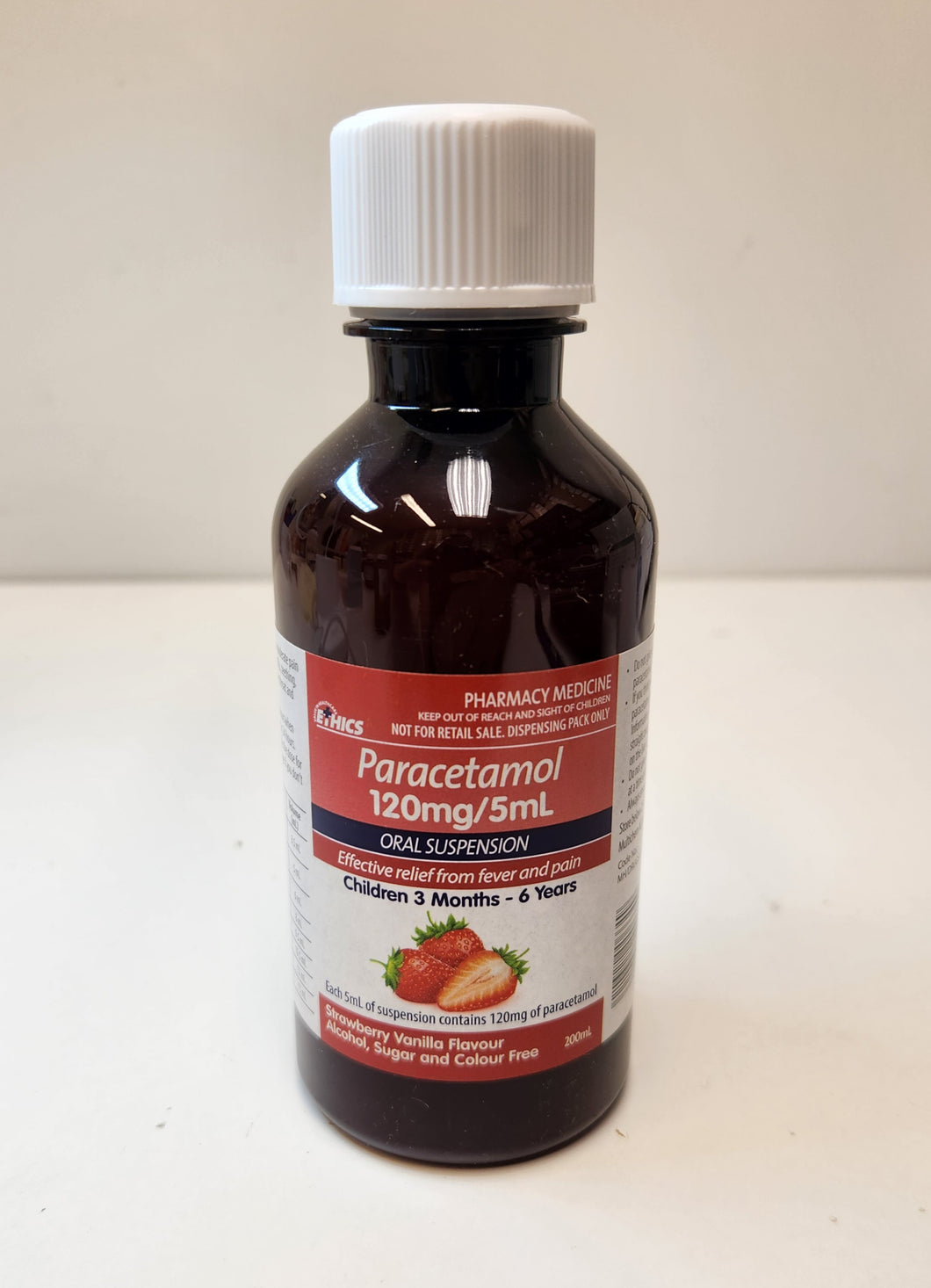 Ethics Paracetamol 120 mg/5ml Suspension 200ml